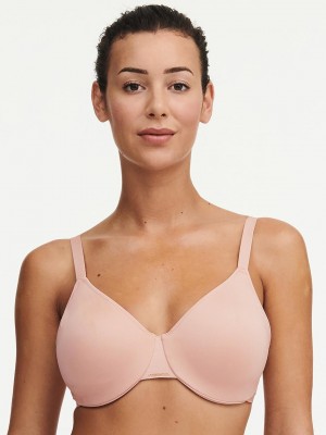 Chantelle Bare Essential Seamless Unlined Minimizer Bras Nude Rose | USA 1550LHT