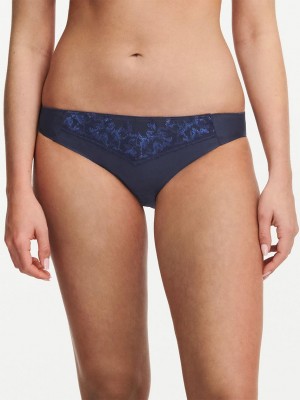 Chantelle Bold Curve Bikini Panties Blue Shades | USA 1817MAS