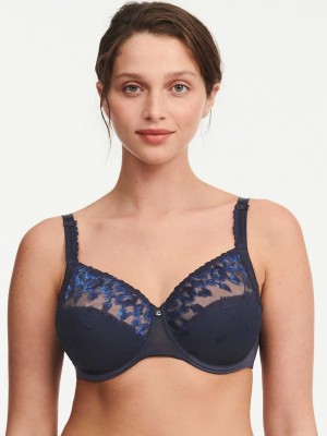 Chantelle Bold Curve Full Coverage Unlined Bras Blue Shades | USA 1134LHT