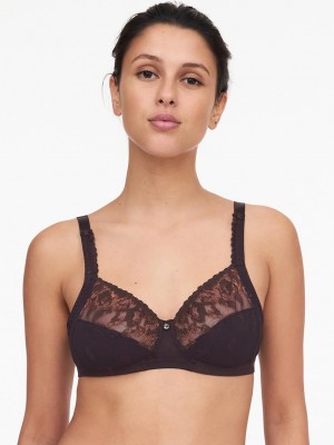 Chantelle Bold Curve Full Coverage Wireless Bras Brown Multi | USA 1088NBA