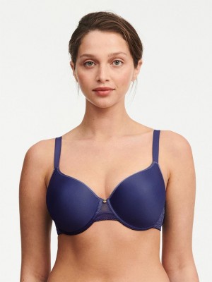 Chantelle C Jolie Comfort Convertible T-Shirt Bras Blue Danube | USA 1613RWH