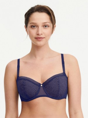 Chantelle C Jolie Demi Bras Blue Danube | USA 1610QZD