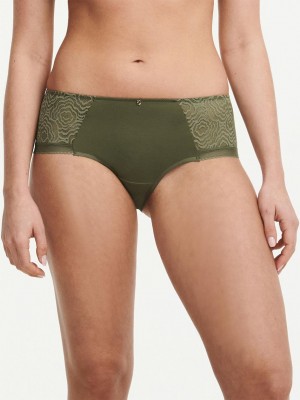 Chantelle C Jolie Hipster Panties Khaki Army | USA 2074VDO