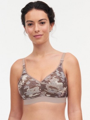 Chantelle C Magnifique Full Bust Wirefree Bras Camo Print | USA 1026GLQ