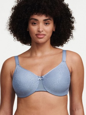 Chantelle C Magnifique Seamless Unlined Minimizer Bras Grey Mist | USA 1012QZD