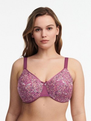 Chantelle C Magnifique Seamless Unlined Minimizer Bras Baroque Print | USA 1543SOB