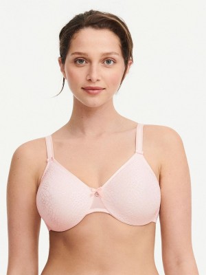 Chantelle C Magnifique Seamless Unlined Minimizer Bras Blushing Pink | USA 1589YUK