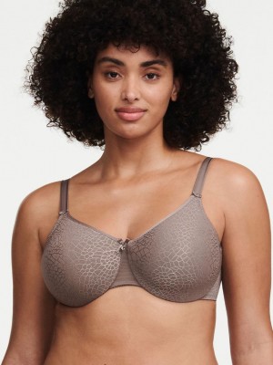 Chantelle C Magnifique Seamless Unlined Minimizer Bras Nude Hazelnut | USA 1609MAS