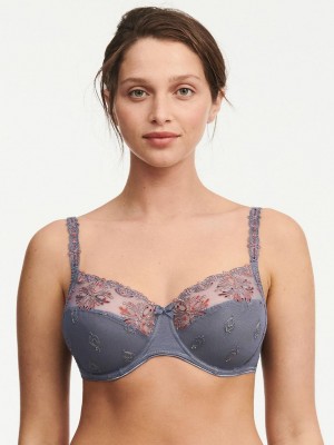 Chantelle Champs Elysées Full Coverage Unlined Bras Slate Grey | USA 2287WYF