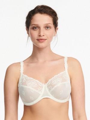 Chantelle Champs Elysées Full Coverage Unlined Bras Ivory | USA 2307CEI