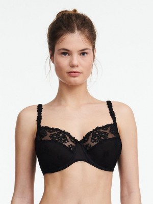 Chantelle Champs Elysées Full Coverage Unlined Bras Black | USA 2336HKA