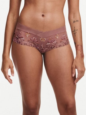 Chantelle Champs Elysées Lace Hipster Panties Henne Multico | USA 2040GLQ