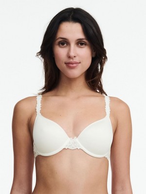 Chantelle Champs Elysées Smooth Custom Fit Bras Ivory | USA 1434UTL