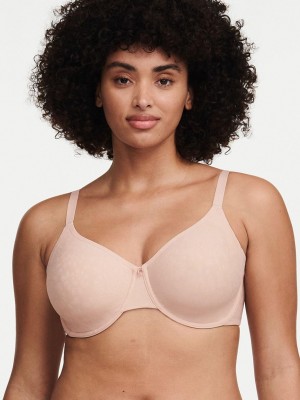 Chantelle Comfort Chic Back Shaping Minimizer Bras Nude Rose | USA 1584QZD