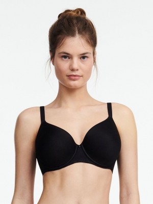 Chantelle Comfort Chic Full Coverage Custom Fit Bras Black | USA 1533WYF