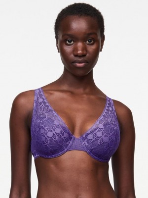 Chantelle Day to Night Lace Lightweight Plunge Bras Veronica | USA 2135YUK