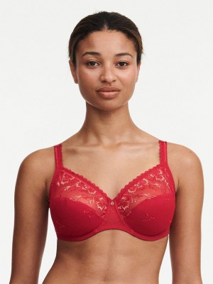 Chantelle Every Curve Full Coverage Unlined Bras Scarlet/Peach | USA 1376QZD