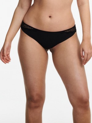 Chantelle Georgia Thong, Passionata designed by CL Panties Black | USA 1706LHT