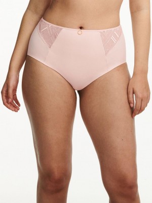 Chantelle Graphic Support Smoothing Full Brief Panties Taffeta Pink | USA 2393APH