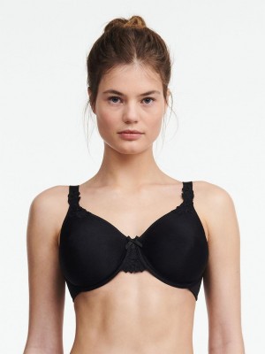 Chantelle Hedona Seamless Unlined Minimizer Bras Black | USA 1523KIR