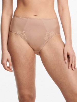 Chantelle Hedona Smoothing Full Brief Panties Nude Nutmeg | USA 1764NBA