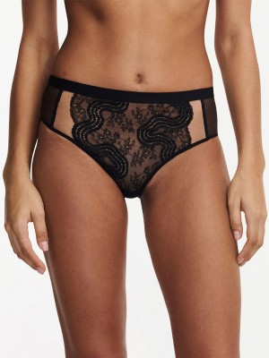 Chantelle Hypnotic High Waist Brief Panties Black | USA 2494FMD