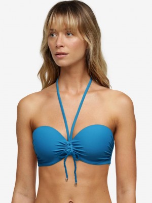 Chantelle Inspire Bandeau Swim Top Bras Bright Blue | USA 1062NBA