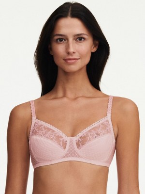 Chantelle Instants Wirefree Bras Rose Dragee Lurex | USA 1054JJE