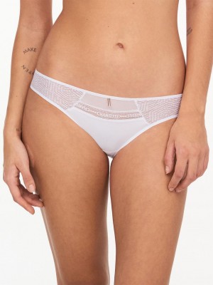 Chantelle Modern Support Bikini Panties White | USA 1740QZD