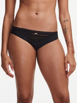 Chantelle Monogram Bikini Panties Black | USA 2434CET