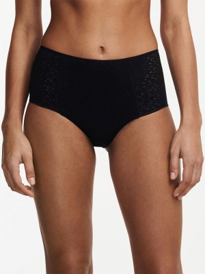 Chantelle Norah Comfort High Waist Brief Panties Black | USA 2087PQC