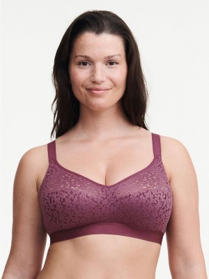 Chantelle Norah Comfort Supportive Wirefree Bras Tannin | USA 1578XFU