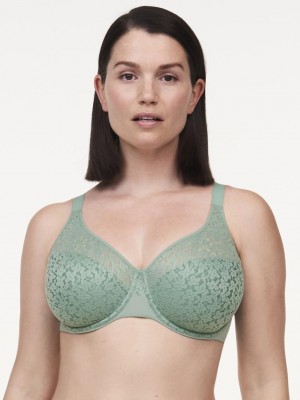 Chantelle Norah Comfort Underwire Bras Laurel Green | USA 1309SOB