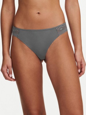 Chantelle Ondine Tanga, Passionata designed by CL Panties Silver | USA 1628LHT