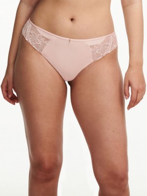 Chantelle Orangerie Dream Tanga Panties Taffeta Pink | USA 1848TVJ