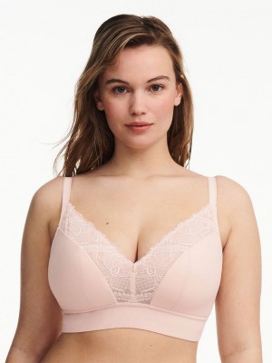 Chantelle Orangerie Dream Wireless Bras Taffeta Pink | USA 1338GLQ