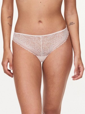 Chantelle Pila Thong, Passionata designed by CL Panties Talc | USA 1687MAS