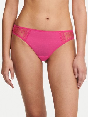 Chantelle Prisca Thong, Passionata designed by CL Panties Raspberry | USA 1640TVJ