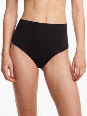 Chantelle Pure Light High Waist Brief Panties Black | USA 1938JJE