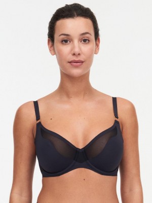 Chantelle Pure Light Unlined Bras Black | USA 1441FMM