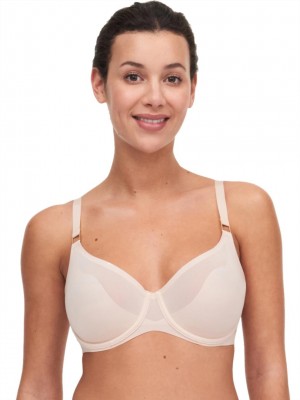 Chantelle Pure Light Unlined Bras Nude Blush | USA 1482EXG