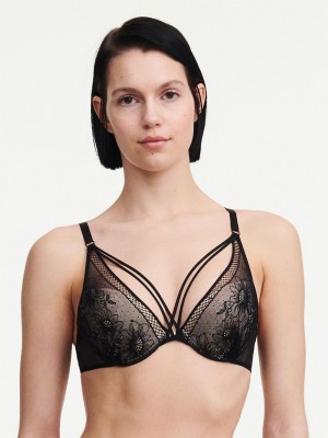 Chantelle Rebecca Push-up, Passionata designed by CL Bras Black | USA 1210JJE