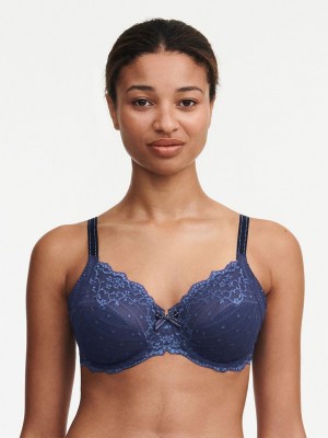 Chantelle Rive Gauche Full Coverage Unlined Bras Blue Danube/Mist | USA 1594APV