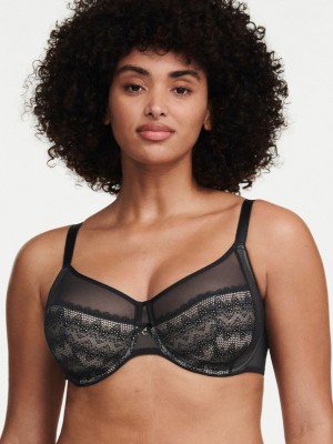 Chantelle Révèle Moi Perfect Fit Underwire Bras Black | USA 1521HKW