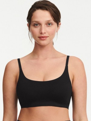 Chantelle Smooth Comfort Wireless Lift Bralette Shapewear Black | USA 2114APV