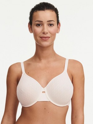 Chantelle Smooth Lines Back Smoothing Minimizer Bras Talc | USA 1439SOB