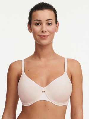 Chantelle Smooth Lines Smoothing Minimizer T-Shirt Bras Talc | USA 1363FMM