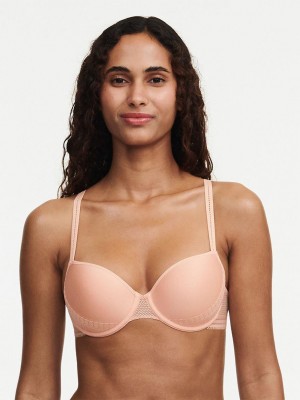 Chantelle Sofie Custom Fit Demi T-Shirt, Passionata designed by CL Bras Tropical Pink | USA 1170EXG