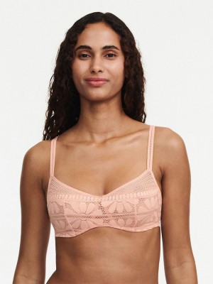 Chantelle Sofie Lace Underwire,Passionata designed by CL Bras Tropical Pink | USA 2167SOB