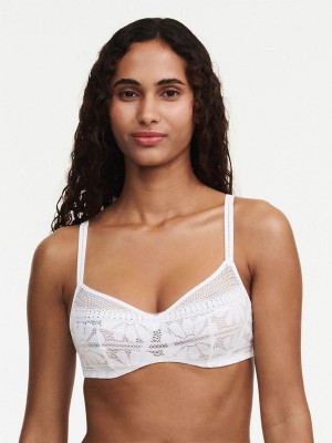 Chantelle Sofie Lace Underwire, Passionata designed by CL Bras White | USA 1215CEI